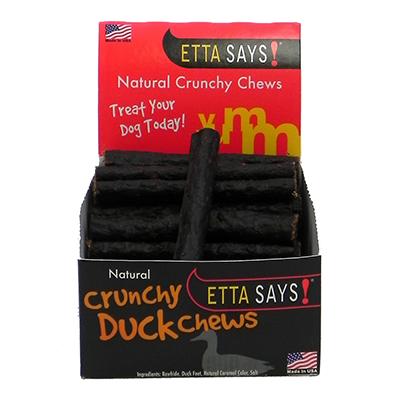 Etta Says! USA Ultimate Crunchy Duck Chews for Dogs 4 inch Click for larger image Etta Says! USA Ultimate Crunchy Duck Chews for Dogs 4 inch Click for larger image