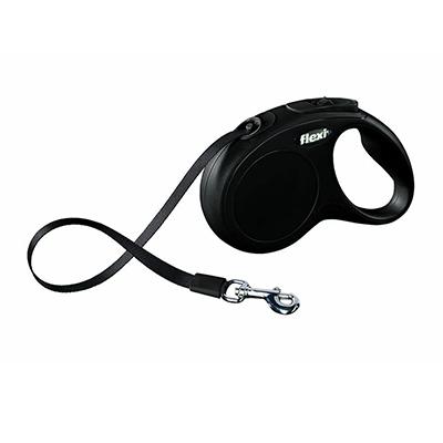 Flexi Large Black Retractable Tape Dog Leash Click for larger image