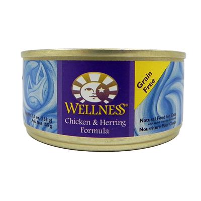 Wellness Chicken And Herring Canned Cat Food 5.5oz Each Wellness Chicken And Herring Canned Cat Food 5.5oz Each