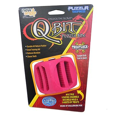 QBIT Interactive Rubber Treat Cube Large QBIT Interactive Rubber Treat Cube Large