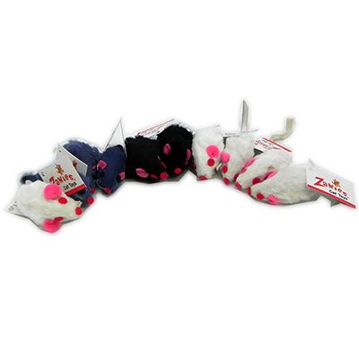 Furry Mice Small Shorthair Cat Toy 10 pack Click for larger image