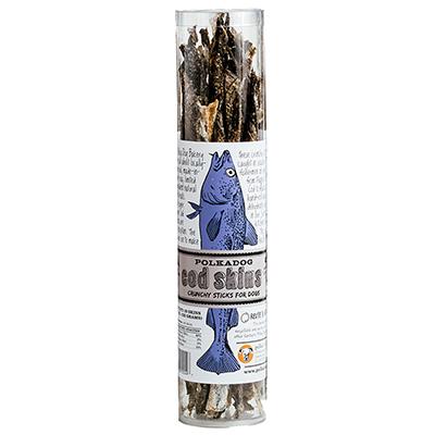 Polka Dog Bakery Cod Skin Jerky in a Tube Click for larger image Polka Dog Bakery Cod Skin Jerky in a Tube Click for larger image