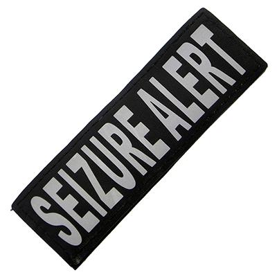 Removable Velcro Patch Seizure Alert Large / XLarge Click for larger image