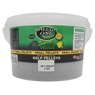Omega One Small Floating Kelp Pellets Fish Food 2lb Omega One Small Floating Kelp Pellets Fish Food 2lb