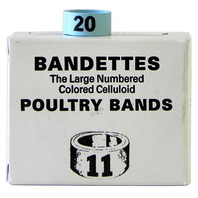 Poultry Numbered Leg Bands Blue Size 11 Numbered 1-25 Click for larger image Poultry Numbered Leg Bands Blue Size 11 Numbered 1-25 Click for larger image