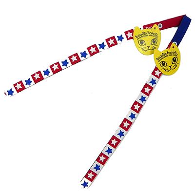 Beastie Band Cat Collar Red, White, and Blue with Stars Click for larger image Beastie Band Cat Collar Red, White, and Blue with Stars Click for larger image