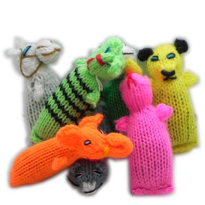 Barn Yarn Hand Knit Wool Cat Toy with Catnip 6 Pack Click for larger image