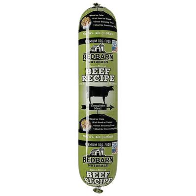Redbarn Beef Roll Dog Food Roll 4 lb Redbarn Beef Roll Dog Food Roll 4 lb