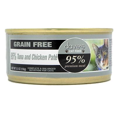 Dave's 95% Cat Tuna & Chicken 5oz each Dave's 95% Cat Tuna & Chicken 5oz each