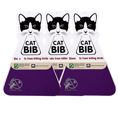 CatBib WildBird Saver Purple Small 3 pack Click for larger image CatBib WildBird Saver Purple Small 3 pack Click for larger image