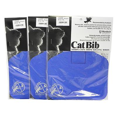 CatBib WildBird Saver Royal Blue Big 3 pack Click for larger image CatBib WildBird Saver Royal Blue Big 3 pack Click for larger image