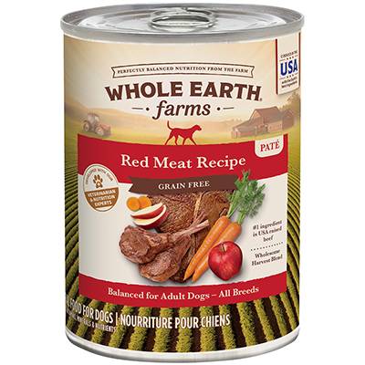 Whole Earth Grain Free Red Meat 12oz case Whole Earth Grain Free Red Meat 12oz case