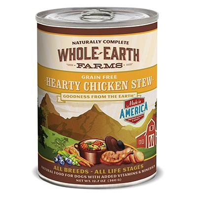 Whole Earth Grain Free Chicken Stew 12oz case Whole Earth Grain Free Chicken Stew 12oz case