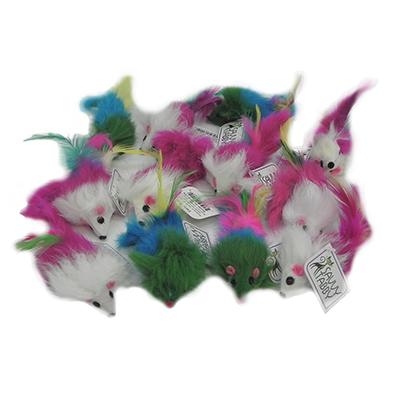 Savy Tabby Snuggle Mouse Cat Toy 12 Pack Click for larger image