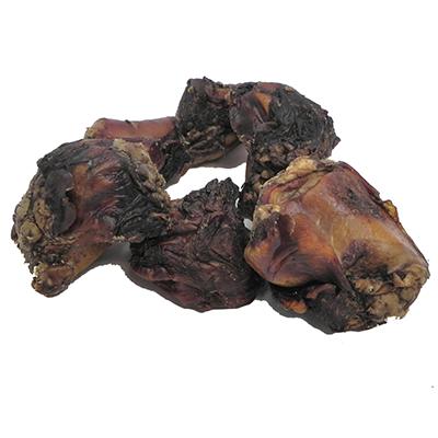 Natural Beef Knee Cap Dog Chew Treat 6 pack Click for larger image