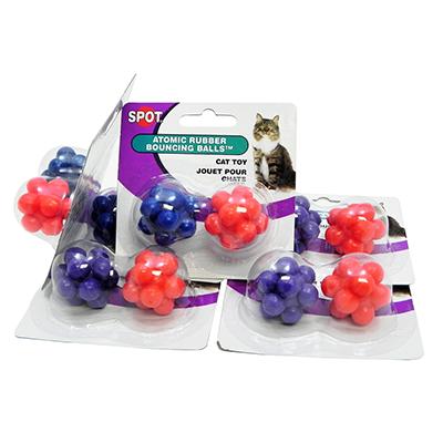 Spotnips Atomic Ball 2 pack Cat Toy 6 pack Click for larger image