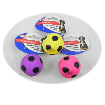 Latex Soccer Ball Dog Toy 2 inch 12 pack Click for larger image