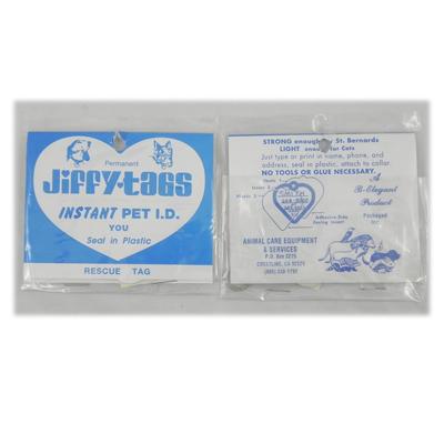 Jiffy Instant Pet I.D.Tag 24 pack Click for larger image