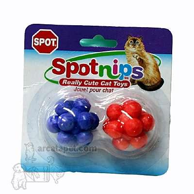 Spotnips Atomic Ball 2 pack Cat Toy 12 pack Click for larger image