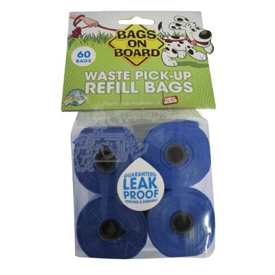 Bags On Board 4 Pack Doggy Waste Clean-up Bags Refill 3 pack Bags On Board 4 Pack Doggy Waste Clean-up Bags Refill 3 pack