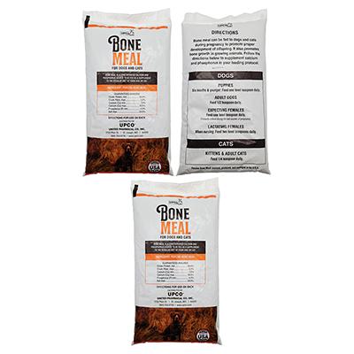 UPCo Bone Meal Supplement for Dogs and Cats 3 - 1Lb. Bags Click for larger image UPCo Bone Meal Supplement for Dogs and Cats 3 - 1Lb. Bags Click for larger image