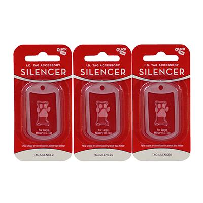 Dog Tag Silencer Military 3 pack Click for larger image