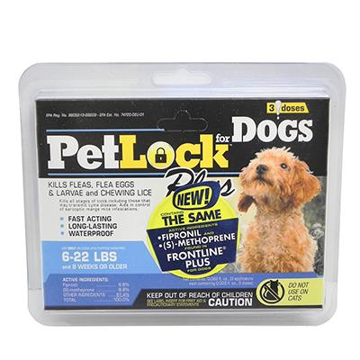 PetlockTopical Flea and Tick Treatment for Small Dogs 3-pack PetlockTopical Flea and Tick Treatment for Small Dogs 3-pack