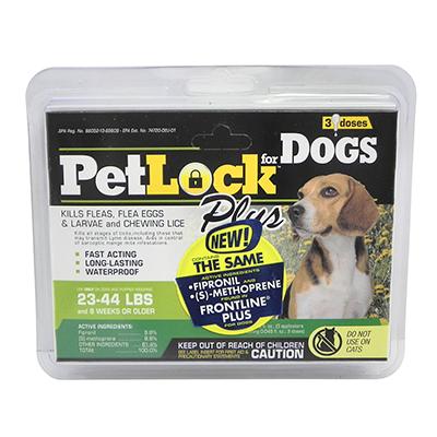 PetlockTopical Flea and Tick Treatment Medium Dogs 3-pack PetlockTopical Flea and Tick Treatment Medium Dogs 3-pack