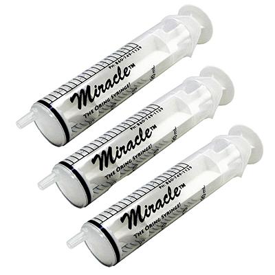 Miracle 20cc Slip Tip O-Ring Handfeeding Syringe 3 Pack Miracle 20cc Slip Tip O-Ring Handfeeding Syringe 3 Pack