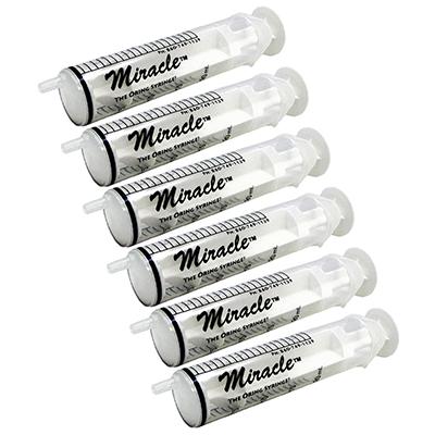 Miracle 20cc Slip Tip O-Ring Handfeeding Syringe 6 Pack Miracle 20cc Slip Tip O-Ring Handfeeding Syringe 6 Pack