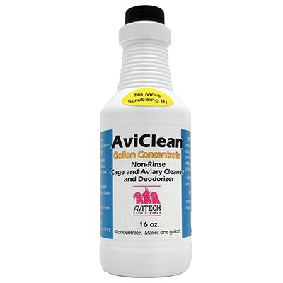 AviClean Non-Rinse Cage and Aviary Concentrate 16oz AviClean Non-Rinse Cage and Aviary Concentrate 16oz
