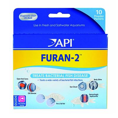 API Furan-2 Powder Aquarium Fish Medication 10ct. API Furan-2 Powder Aquarium Fish Medication 10ct.