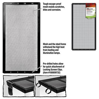Zilla Terrarium Screen Cover 12 x 24-inch Click for larger image