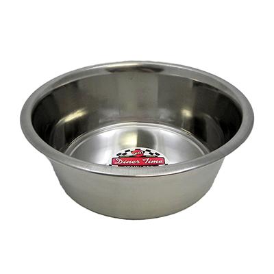 Stainless Steel Dog Food/Water Bowl 3 Qt 2 pack Click for larger image
