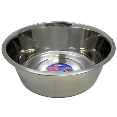 Stainless Steel Dog Food/Water Bowl 10 Qt 2 pack Click for larger image