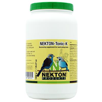 Nekton-Tonic-K for seed-eating birds 1000gm (2.2Lb) Click for larger image Nekton-Tonic-K for seed-eating birds 1000gm (2.2Lb) Click for larger image