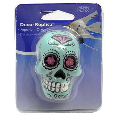 Sugar Skull Aquarium Ornament Blue Click for larger image Sugar Skull Aquarium Ornament Blue Click for larger image