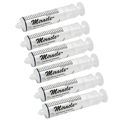 Miracle 10cc Luer Lock Tip O-Ring Handfeeding Syringe 6 Pack Miracle 10cc Luer Lock Tip O-Ring Handfeeding Syringe 6 Pack