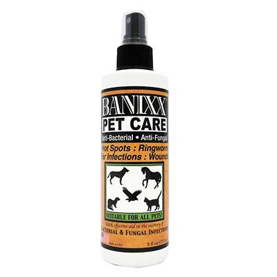 Banixx Anti-Bacterial and Fungal Wound Care Spray 8oz. Click for larger image