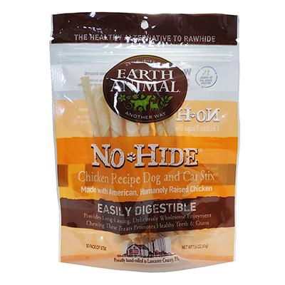 Earth Animals No-Hide All Natural Chicken Chew Small 10 Pack Click for larger image
