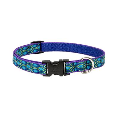 Dog Collar Adjustable Nylon Rain Song 9-14 inch Click for larger image