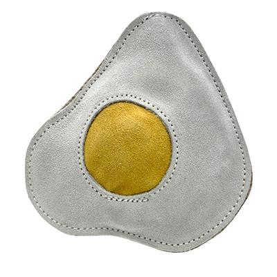 Aussie Naturals Fried Egg Eco-Friendly Leather Dog Toy Aussie Naturals Fried Egg Eco-Friendly Leather Dog Toy