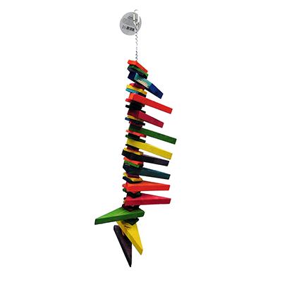 Triangle Teaser Wood Bird Chew Toy Click for larger image Triangle Teaser Wood Bird Chew Toy Click for larger image