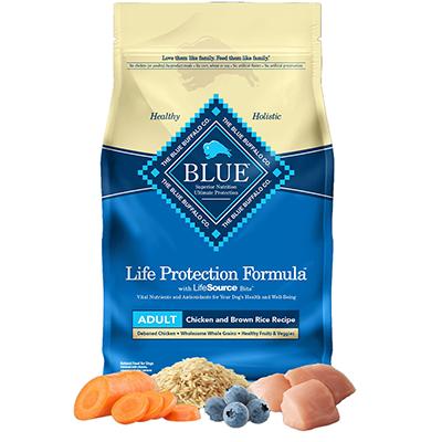 Blue Life Protection Chicken and Rice Dog Food 6lb Blue Life Protection Chicken and Rice Dog Food 6lb