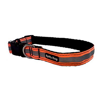 Spiffy Dog Medium Orange Reflective Air Collar for Dogs Click for larger image Spiffy Dog Medium Orange Reflective Air Collar for Dogs Click for larger image