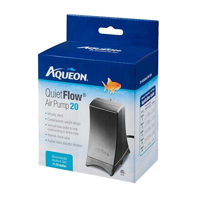 Aqueon Quiet Flow Air Pump 20 for 11 to 20 Gallon Tanks Click for larger image Aqueon Quiet Flow Air Pump 20 for 11 to 20 Gallon Tanks Click for larger image