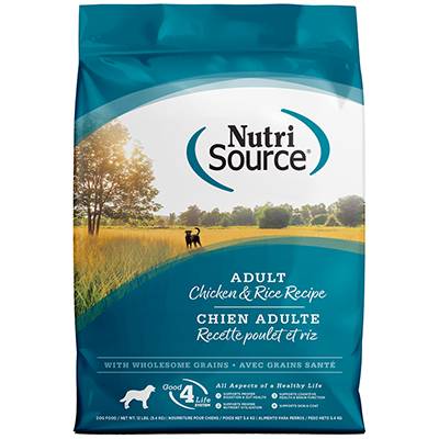 NutriSource Chicken and Rice Adult Dog Food 18Lb. NutriSource Chicken and Rice Adult Dog Food 18Lb.