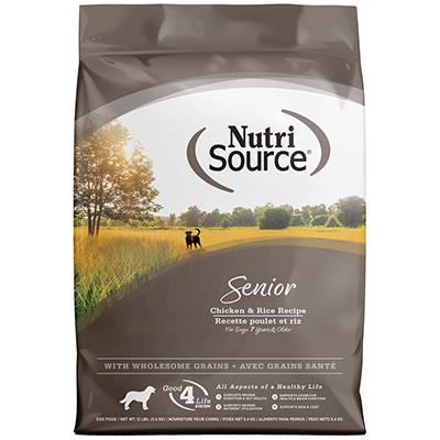 NutriSourceChicken Rice Senior Dog Food 18lb NutriSourceChicken Rice Senior Dog Food 18lb