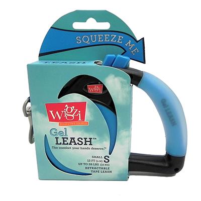Wigzi Small Blue Retractable Leash with Gel Handle Click for larger image Wigzi Small Blue Retractable Leash with Gel Handle Click for larger image