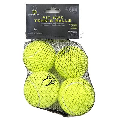Hyper Pet Green Tennis Ball Dog Toy 4 pack Hyper Pet Green Tennis Ball Dog Toy 4 pack